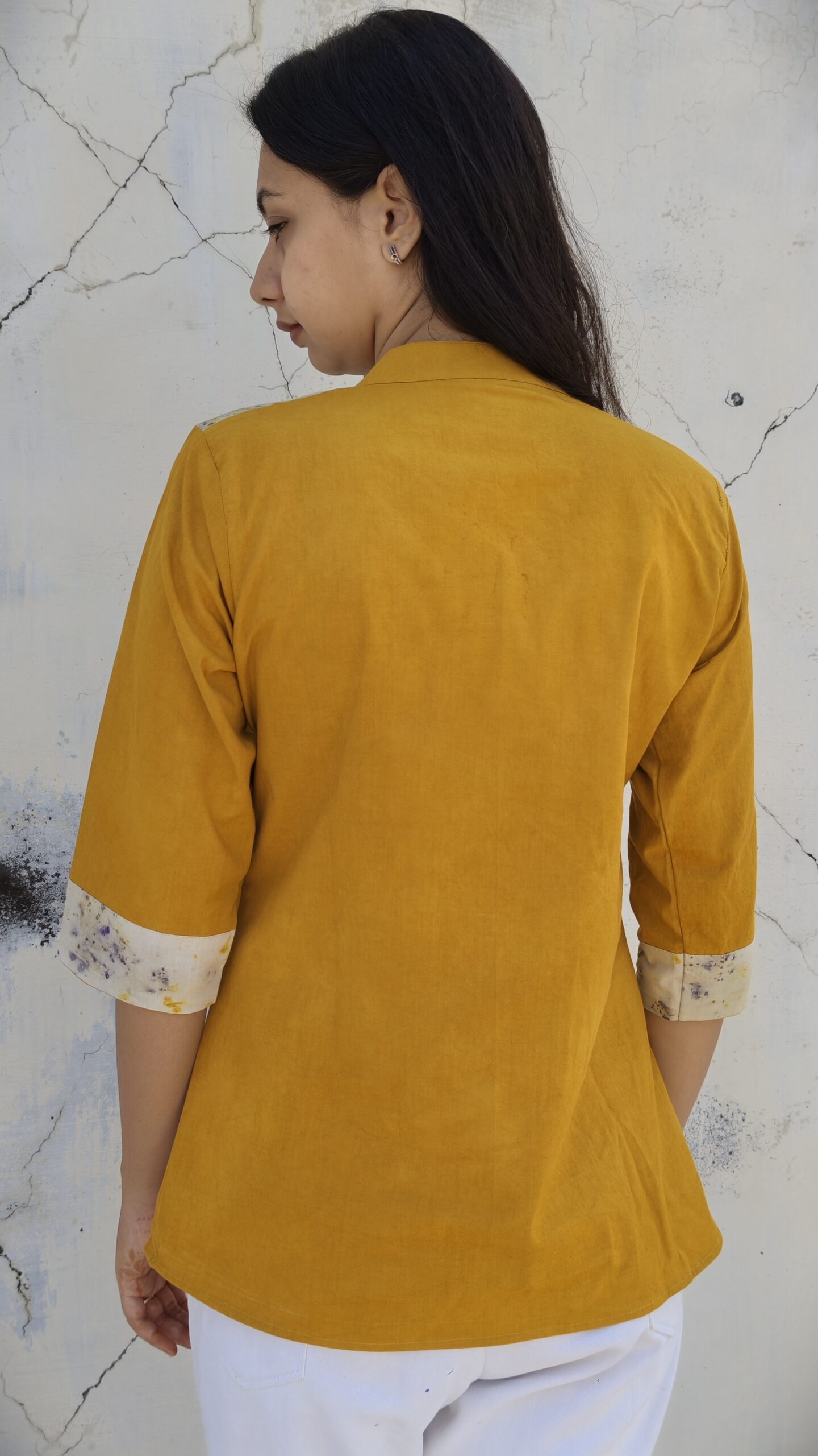 Sacred Temple yellow marigold flower "Rooh-e-Aftab" - Image 3